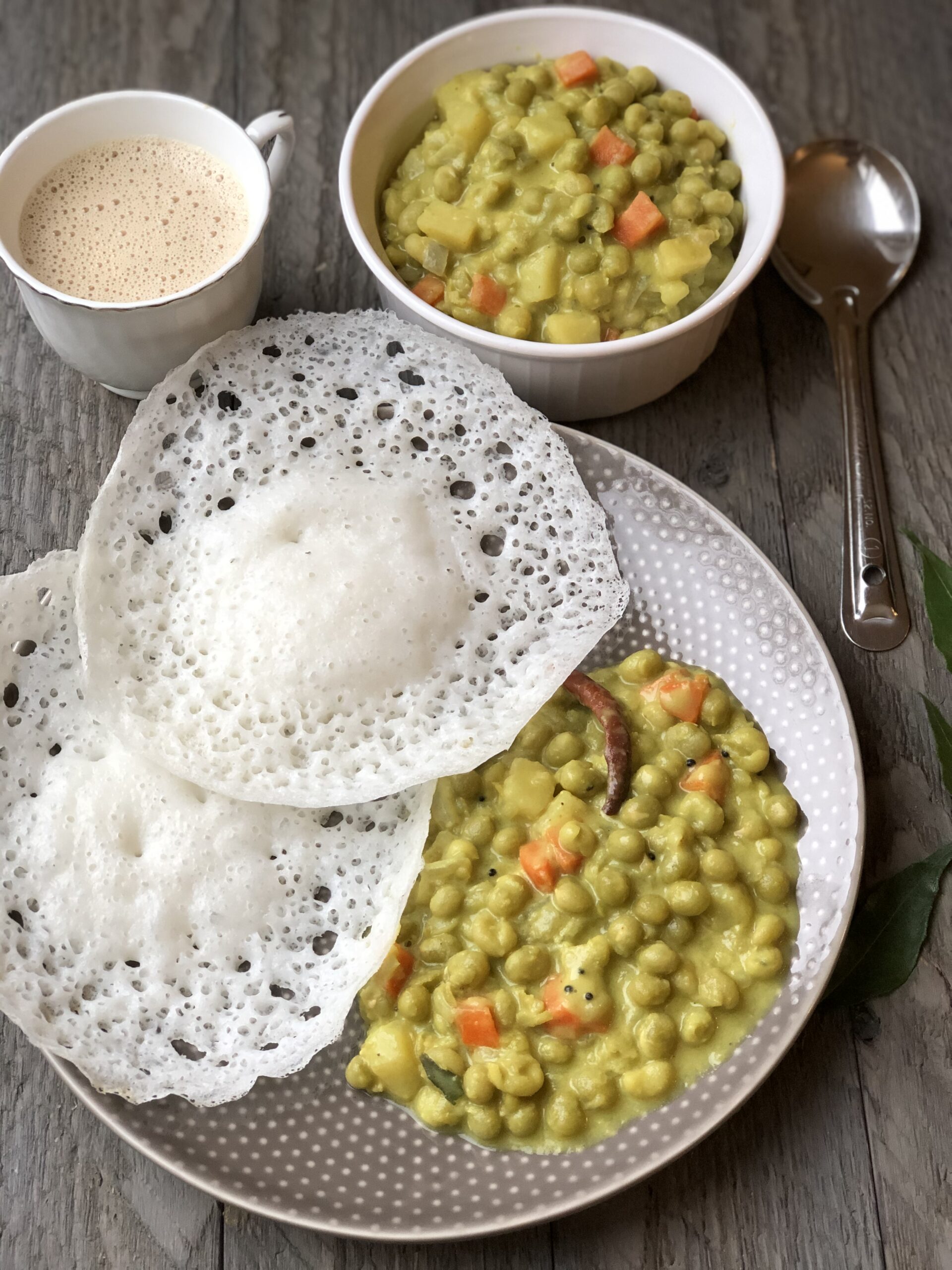 4 Appam + Veg Kurma