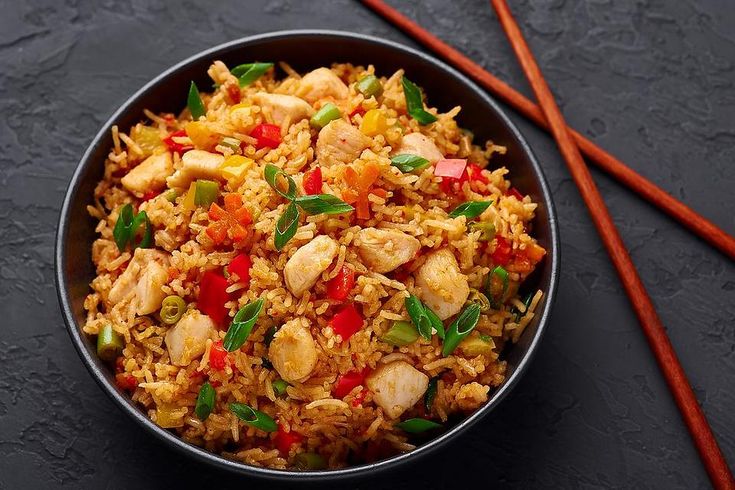 Schezwan Chicken Fried Rice