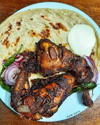 5 Pcs Porotta with Half Chicken Fry and Gravy