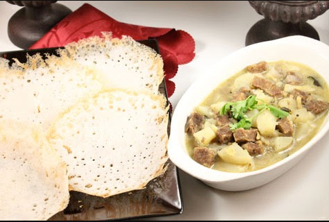4 Appam + Beef Mappas