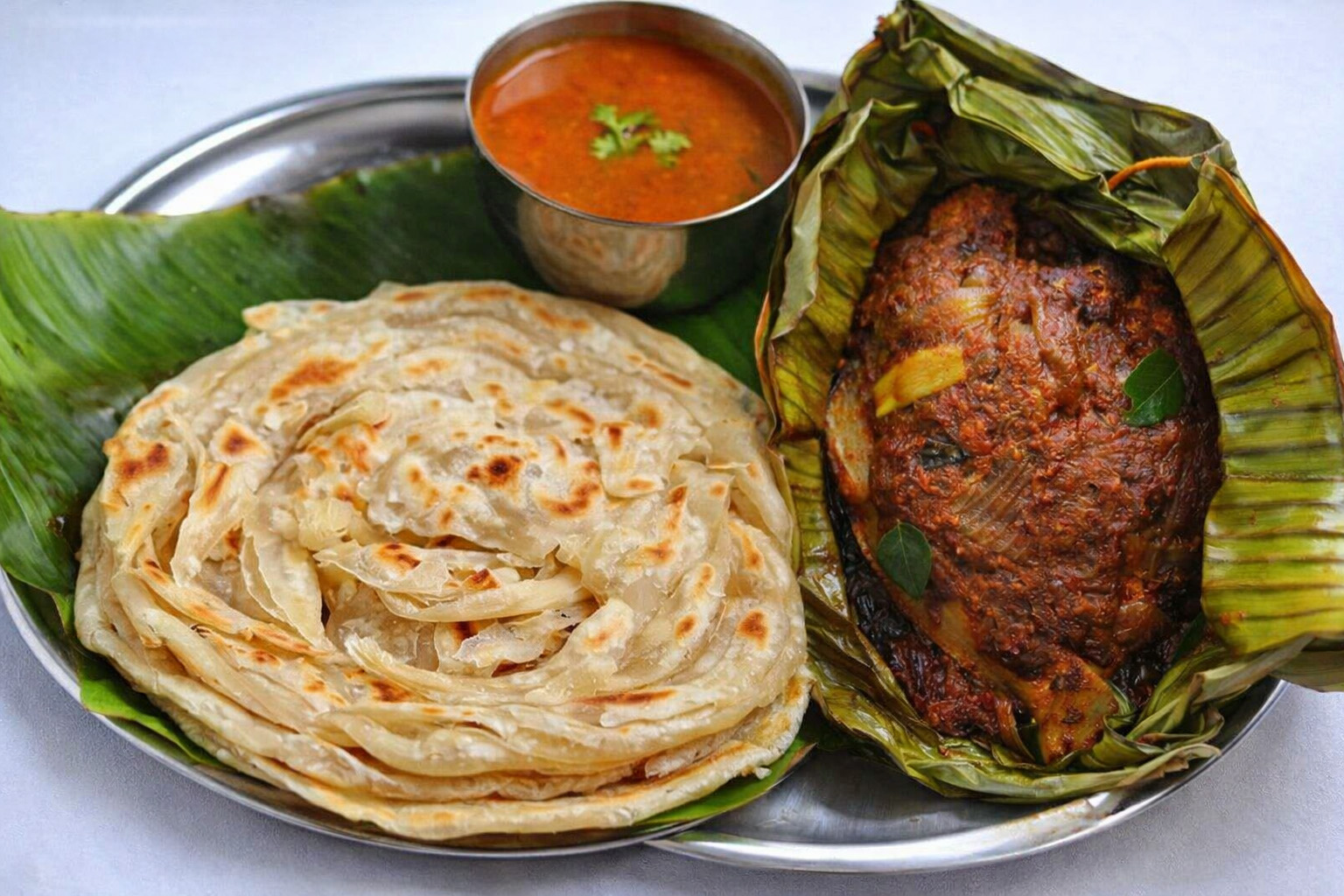 2 Porotta Pompano Pollichath